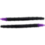Bass Assassin BANG Lures XX Fat Job, 6.25in, 6 per Pack, Black/Purple Flake Tail, 6.25, XXFJ55278