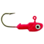 Bass Assassin CJA42010 Crappie Jigheads 6ct Hot Pink1/32 oz, CJA42010