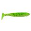Bass Assassin Crappie Dapper Torpedo Shad Tail Swimbaits, 10, 2in, Chartreuse Pepper Torpedo Shad, DDA48341