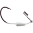 Bass Assassin Crappie Swim Hooks Swimbait, 1/16 oz, 3 per Pack, White, 1/16 oz, SWIM45503