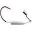 Bass Assassin Crappie Swim Hooks Swimbait, 1/8 oz, 3 per Pack, White, 1/8 oz, SWIM46503