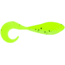 Bass Assassin Curly Shad Swimbaits, 10, 2in, Limetreuse Ghost, CSA35475