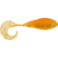 Bass Assassin Curly Shad Swimbait, 2in, 10 per Pack, Orange Gold Shiner, 2, CSA35373