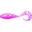 Bass Assassin Curly Shad Swimbaits, 10, 2in, Pink Ghost, CSA35476