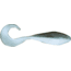 Bass Assassin Curly Shad Swimbaits, 10, 2in, Black Shad, CSA35300