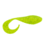 Bass Assassin Curly Shad Swimbaits, 10, 2in, Chartreuse Silver Glitter, CSA35452