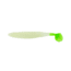 Bass Assassin Die Dapper Shad Tail Swimbait 5" Glow/Chartreuse Tail 7/Pack, DDA40250