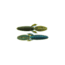 Bass Assassin Lit'l Skunk Ape Soft Bait, 10, 3 1/2in, Gravedigger, SKA5484