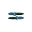 Bass Assassin Lit'l Skunk Ape Soft Bait, 10, 3 1/2in, Junebug, SKA5415
