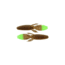 Bass Assassin Lit'l Skunk Ape Soft Bait, 10, 3 1/2in, Pumpkinseed-Chartreuse, SKA5215