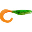 Bass Assassin Lures Curly Shad, 4in, 10 per Pack, Fire Tiger, 4, CSA26245
