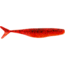 Bass Assassin Lures Split Tail Shad Jerkbait, 4in, 10 per Pack, Fire Claw, 4, STS39355