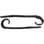 Bass Assassin Lures Worm, 11in, 10 per Pack, Black, 11, BA11100