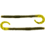 Bass Assassin Lures Worm, 6in, 15 per Pack, Green Pumpkin, 6, BA6458