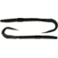 Bass Assassin Lures Worm, 7.5in, 15 per Pack, Black, 7.5, BA8100