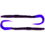 Bass Assassin Lures Worm, 7.5in, 15 per Pack, Grape, 7.5, BA8102