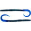 Bass Assassin Lures Worm, 7.5in, 15 per Pack, June Bug/Blue Tail, 7.5, BA8237
