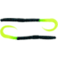 Bass Assassin Lures Worm, 7.5in, 15 per Pack, June Bug Chartreuse Tail, 7.5, BA8221