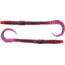 Bass Assassin Lures Worm, 7.5in, 15 per Pack, Plum Apple, 7.5, BA8589
