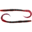 Bass Assassin Lures Worm, 7.5in, 15 per Pack, Red Bug, 7.5, BA8451
