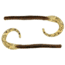 Bass Assassin Lures Worm, 8in, 12 per Pack, Pumpkin Seed, 8, BA12421