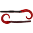 Bass Assassin Lures Worm, 8in, 12 per Pack, Red/Pearl Belly, 8, BA12304