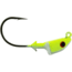 Bass Assassin Pro Elite Jigheads, 3/4 oz, Hook 5/0, 2 per Pack, Chartreuse, 3/4 oz, PEJ34005