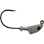 Bass Assassin Pro Elite Jigheads, 3/4 oz, Hook 5/0, 2 per Pack, Lead/Red Eye, 3/4 oz, PEJ34001