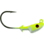 Bass Assassin Pro Elite Jigheads, 3/8 oz, Hook 3/0, 3 per Pack, Chartreuse, 3/8 oz, PEJ38005