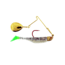 Bass Assassin Red Daddy Jig Spinner Combo, 4in, 1/4 oz, Salt &amp; Pepper Silver Phantom/Chartreuse Tail, 2/Pack, RD88238