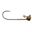 Bass Assassin Shaky Head Jigheads, 1/8 oz, Hook 4/0, 3 per Pack, Pumpkinseed, 1/8 oz, SHJA72606
