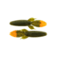 Bass Assassin Skunk Ape 4-1/4in 7 ct Green Pumpkin/Orange, SKA4277