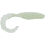 Bass Assassin Walleye Assassin Curly Shad, 4in, 10 per Pack, Glow, 4, WC33116