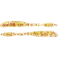 Bass Assassin Walleye Assassin Litl Tapper, 4.5in, 12 per Pack, Gold Red Glitter, 4.5, WTO87447