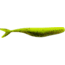 Bass Assassin Walleye Assassin Split Tail Shad, 4in, 10 per Pack, Calcasieu Brew, 4, WST43326