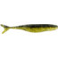Bass Assassin Walleye Assassin Split Tail Shad, 4in, 10 per Pack, Gold Pepper Shiner, 4, WST43335