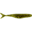 Bass Assassin Walleye Assassin Split Tail Shad, 4in, 10 per Pack, Watermelon/Red Glitter, 4, WST43410