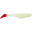 Bass Assassin Walleye Assassin Turbo Shad, 4in, 10 per Pack, Glow/Fire Tail, 4, WA32249