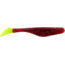 Bass Assassin Walleye Assassin Turbo Shad, 4in, 10 per Pack, Plum/Chartreuse Tail, 4, WA32255