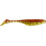 Bass Assassin Walleye Assassin Turbo Shad, 4in, 10 per Pack, Red Gold Shiner, 4, WA32380