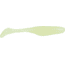 Bass Assassin Walleye Turbo Shad, 10, 4in, Glow, WA32116