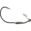 Bass Assassin Weighted Swim Hook, 5/0 Hook, Clear/Silver Glitter, 1/8oz, 3/per Pack, SWIM18185