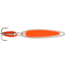 Swedish Pimple Jigging Lure, 1/10 oz, 1 in, Fluorescent Orange/Silver, 2FON