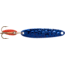 Swedish Pimple Jigging Lure, 1/10 oz, 1 in, Hammered Nickel/Blue, 2ANB