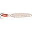 Swedish Pimple Jigging Lure, 1/10 oz, 1 in, Hammered Silver Plate, 2PS