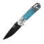 Bear And Son Bear Edge Brisk 3.0 Frame Lock Knife TrueTimber Rift Blue SS 3" Black, Blue/White, 440, adult, BHQ-212475
