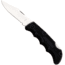 Bear and Son Knives Cushioned Grip Lockback Folding Knife, 3in, High Carbon Stainless Steel, Black Kraton Handle, 445