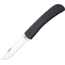 Bear and Son Knives Large Farmhand Folding Knife w/ Clip, 3.63in, High Carbon Stainless Steel, Black Aluminum Handle, 138
