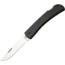 Bear and Son Knives Large Locking Farmhand Folding Knife w/ Clip, 3.63in, 440 Stainless Steel, Black Aluminum Handle, 138L