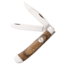 Bear and Son Knives Large Trapper Folding Knife, 3.25in, 1095 Carbon Steel, Walnut Handle, C254